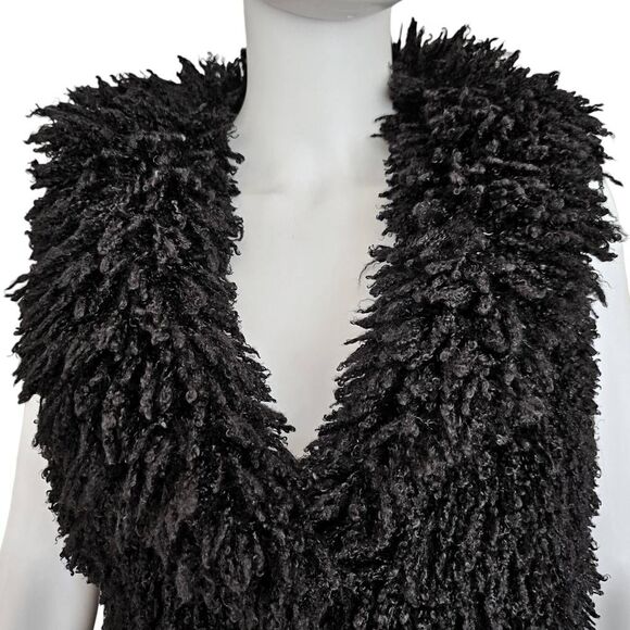 y2k betsey johnson fur vest - Picture 3 of 8